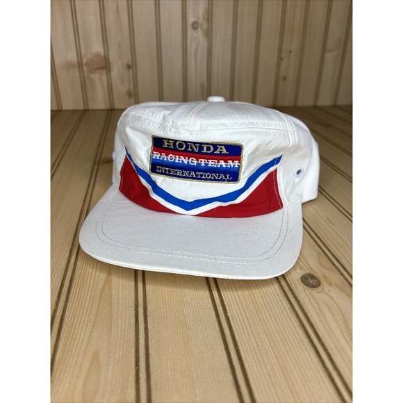 Vintage 80s Honda Racing Team International‎ Hat Japan OSFA Patch RARE